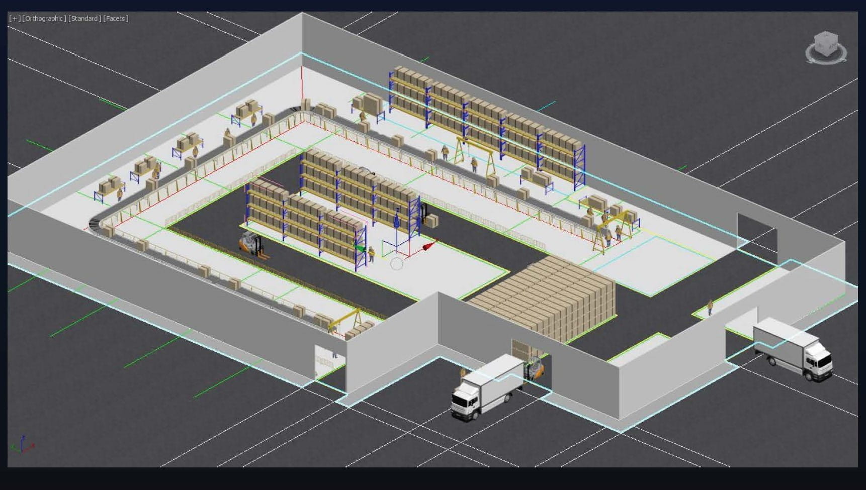 A drawing of the Plant Design research project