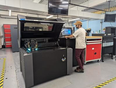 3D printer in use at the Centre for Intelligent Manufacturing at Davis Campus