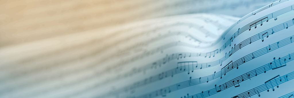 A sheet of music