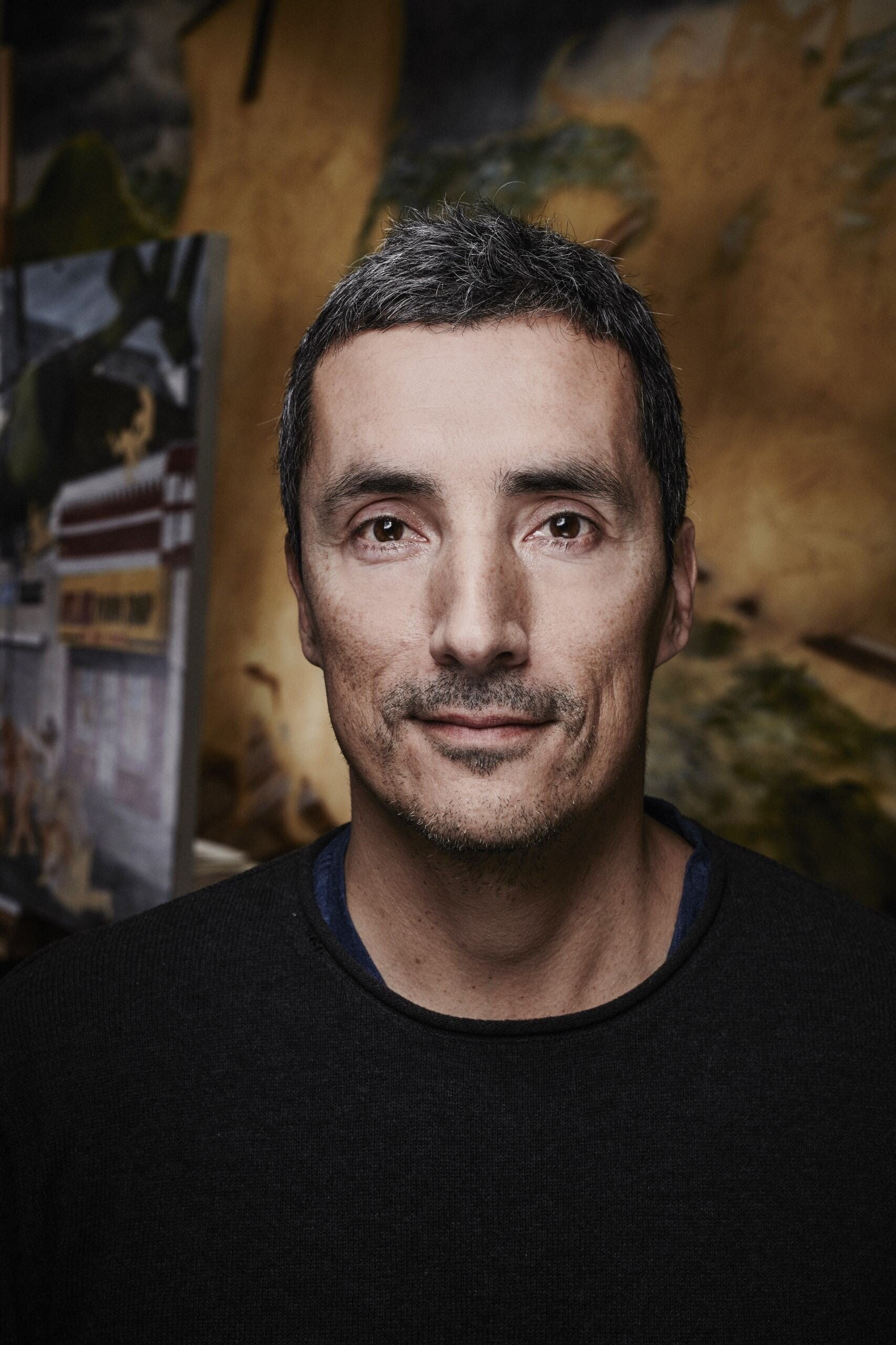 A headshot of Kent Monkman