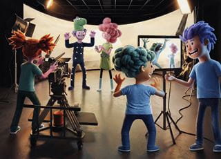Animation Characters in the studio