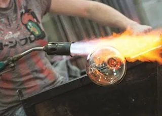 glass blowing