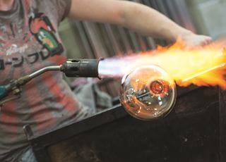 glass blowing
