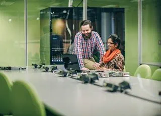 2 students in the Bachelor of Applied Information Science program