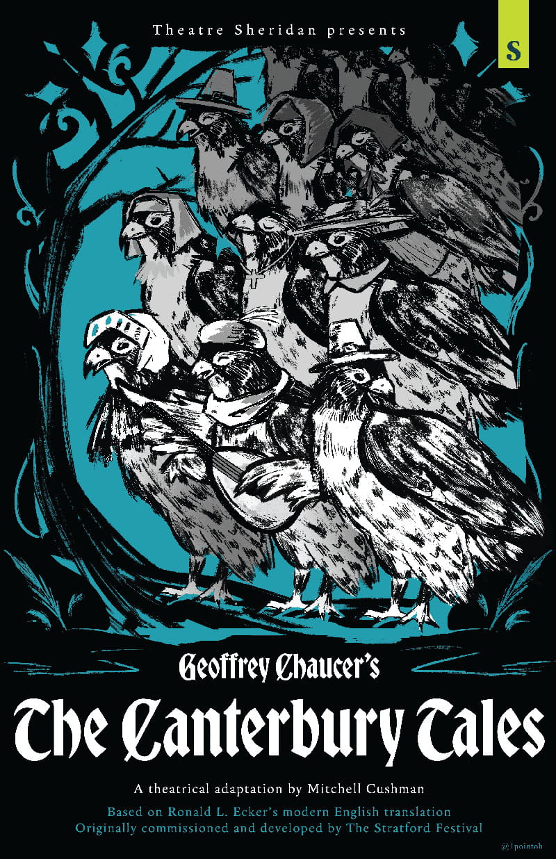 Theatre Sheridan presents Geoffrey Chaucer's The Canterbury Tales | A cluster of birds in a tree