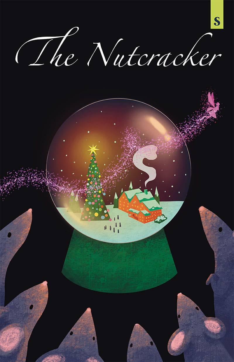 Theatre Sheridan presents The Nutcracker | A group of mice looking at a snow globe with a Christmas scene